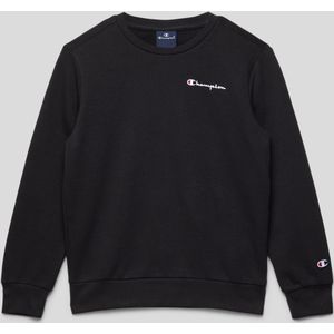 Sweatshirt met logostitchings