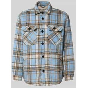 Regular fit overhemdjack met kentkraag, model 'Rian'