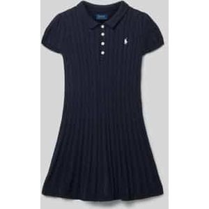 Slim fit jurk in gebreide look