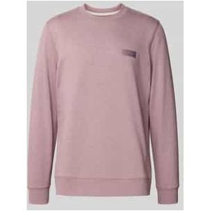 Regular fit sweatshirt van puur katoen