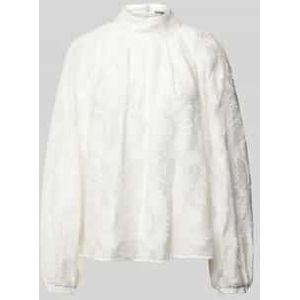 Relaxed fit blouse met structuurmotief, model 'DUMONDA'