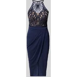 Cocktailjurk met naadritssluiting