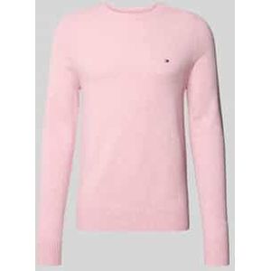 Regular fit gebreide pullover van het fijnste wol