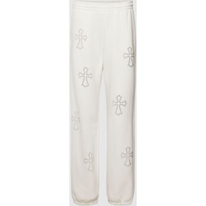 Sweatpants met strass-steentjes