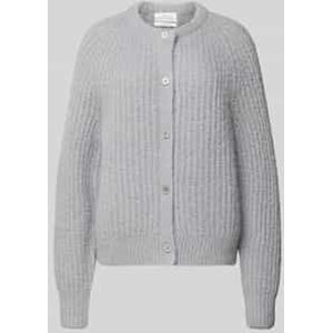 Fynch-Hatton - Gebreid Damesjack - Alpacamix met Wol - Los Model - Knoopsluiting