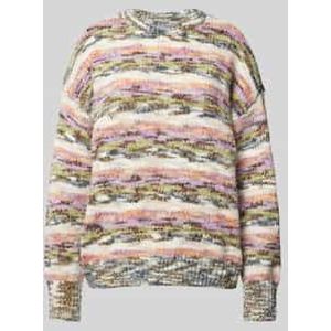 Gebreide pullover met ribboorden