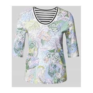 T-shirt met 1/2-mouwen