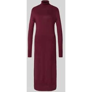 Gebreide jurk van viscosemix met col