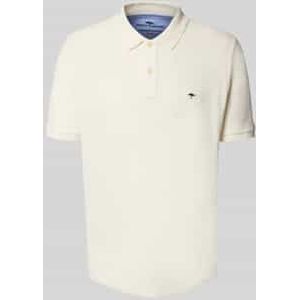 Regular fit poloshirt met logostitching