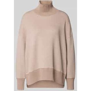Sweatshirt met opstaande kraag en extra brede schouders