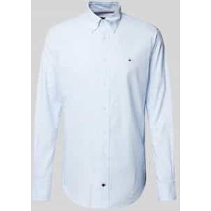 Slim fit zakelijk overhemd met button-downkraag, model 'Henry'
