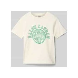 T-shirt met labelprint