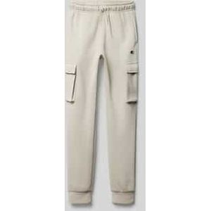 Regular fit sweatpants met logostitching