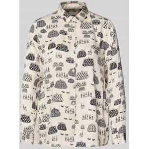 Overhemdblouse met knoopsluiting