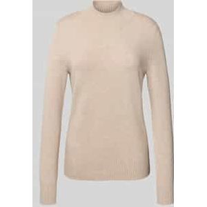 Gebreide pullover met opstaande kraag