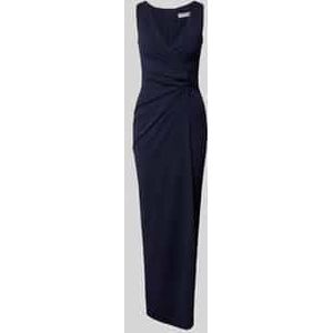 Avondjurk met V-hals, model 'Chrome'