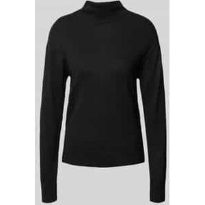 Gebreide pullover met labeldetail