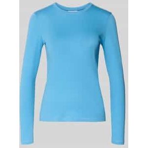 Slim fit shirt met lange mouwen van puur katoen