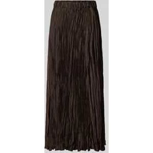 Maxi-rok met elastische tailleband Model 'KREUKELROK'