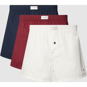 Boxershort met labelstitching in een set van 3 stuks