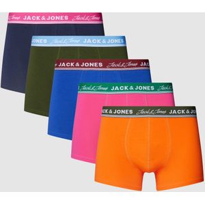 Boxershort met elastische band met logo in een set van 5 stuks, model 'JACCONCORD'