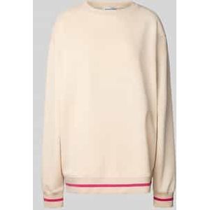 Oversized sweatshirt met ronde hals, model 'Hot Mum'