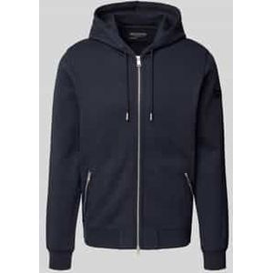 Regular fit sweatjack van puur katoen