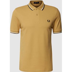 Poloshirt met labelstitching