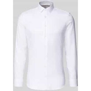 Super slim fit zakelijk overhemd met kentkraag