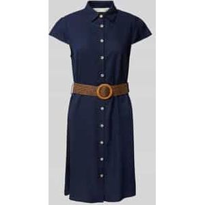 Mini-jurk met tailleriem