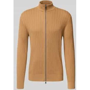 Gebreid jack met ritssluiting