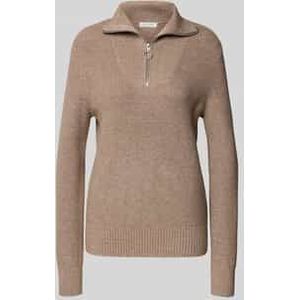 Gebreide pullover met schipperskraag