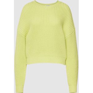 Korte gebreide pullover in effen design