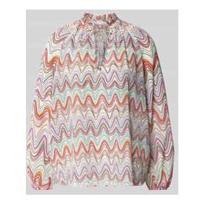 Relaxed fit blouse van puur zijde