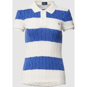 Poloshirt met streepmotief