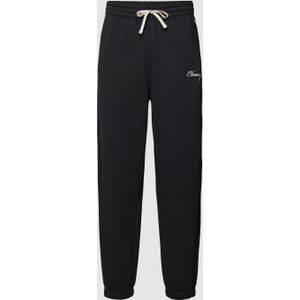 Sweatpants met labelstitching