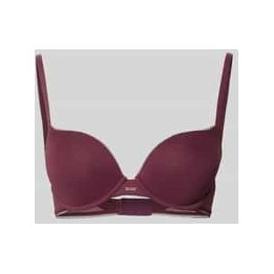 Beha met borstband van kant, model 'PUSH UP_B.PURE'