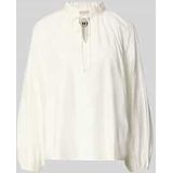 Ichi - Karlani - Damesblouse - Elegant - Met Pofmouwen en V-hals