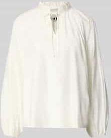 Ichi - Karlani - Damesblouse - Elegant - Met Pofmouwen en V-hals