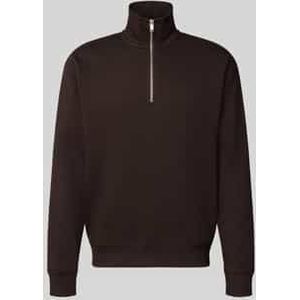 Sweatshirt met opstaande kraag