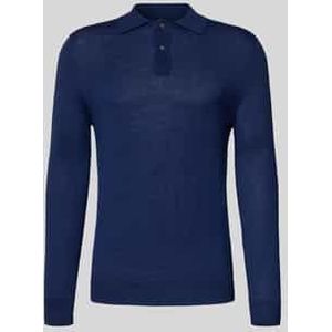 Slim fit gebreide pullover van wolmix