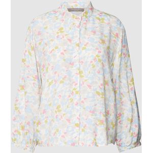 Overhemdblouse met all-over motief