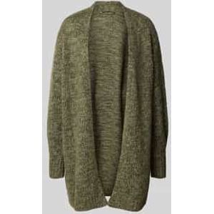 Lange cardigan met ribboordjes