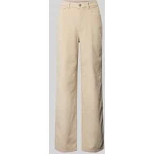 Wide leg corduroy broek van katoenmix, model 'TESSA'