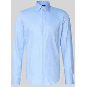 Slim fit zakelijk overhemd van puur katoen