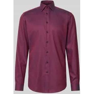 Regular fit zakelijk overhemd met extra lange mouwen