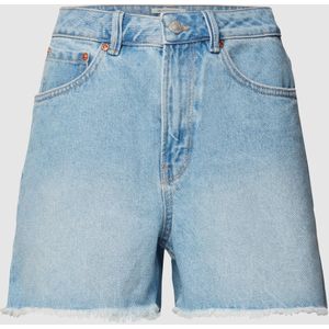 Jeansshorts met labelpatch