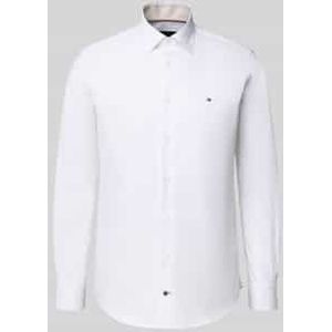 Regular fit zakelijk overhemd van puur katoen