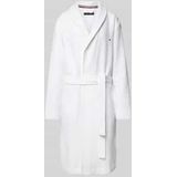 Tommy Hilfiger - Badjas - Effen - Regular Fit - Wafelstructuur - Puur Katoen