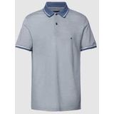 Tommy Hilfiger - Poloshirt - Katoen - Blauw - Recht Model - Polokraag